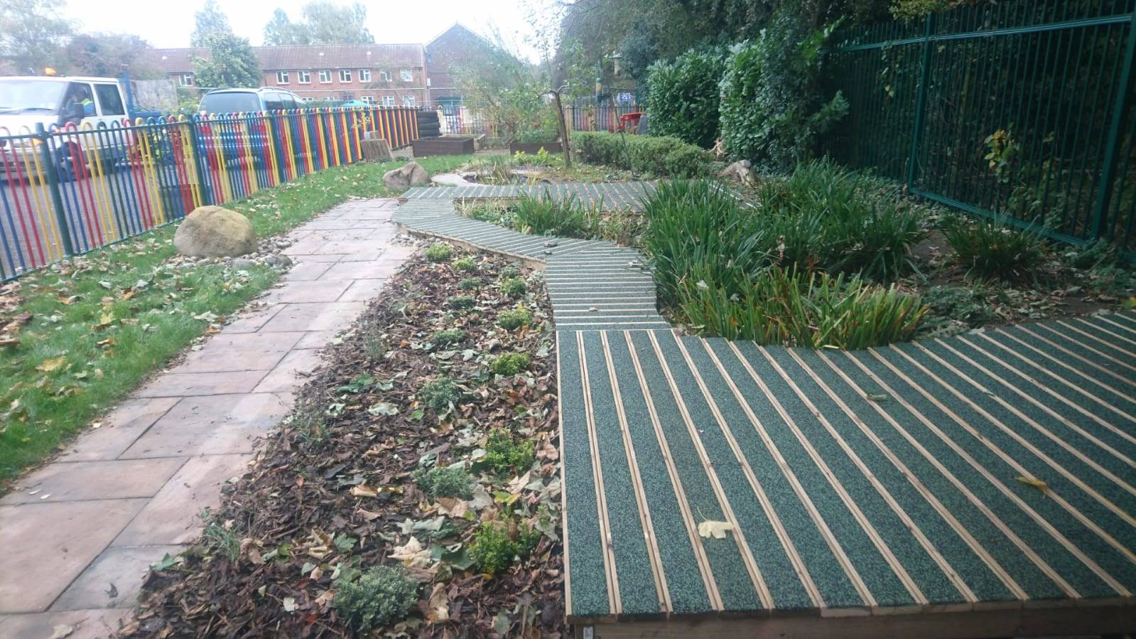 bespoke garden flooring